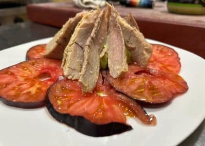 Ensalada de tomate con anchoas de The Waterboy Sports Bar Madrid